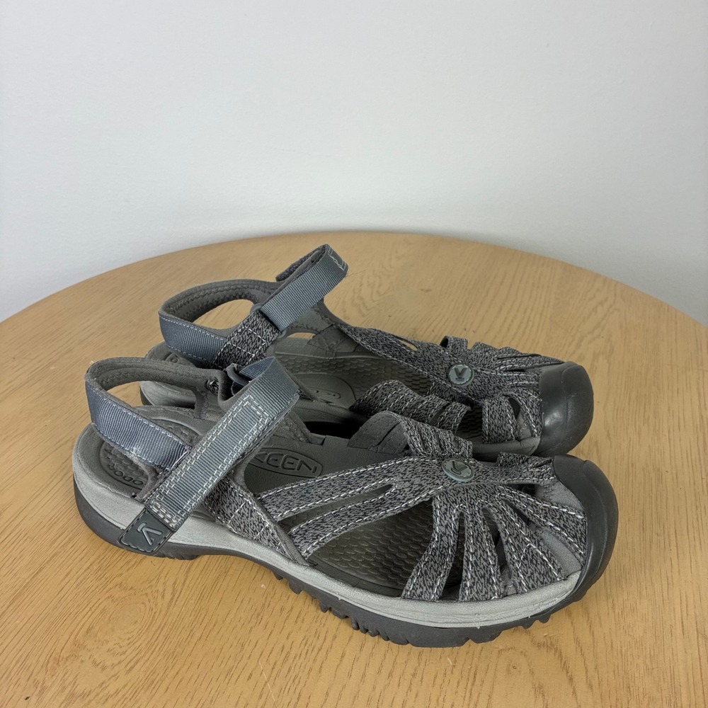 KEEN Rose Sandal Gargoyle Raven Shoes Womens 8.5 Hiking Outdoor Gorpcore Granola